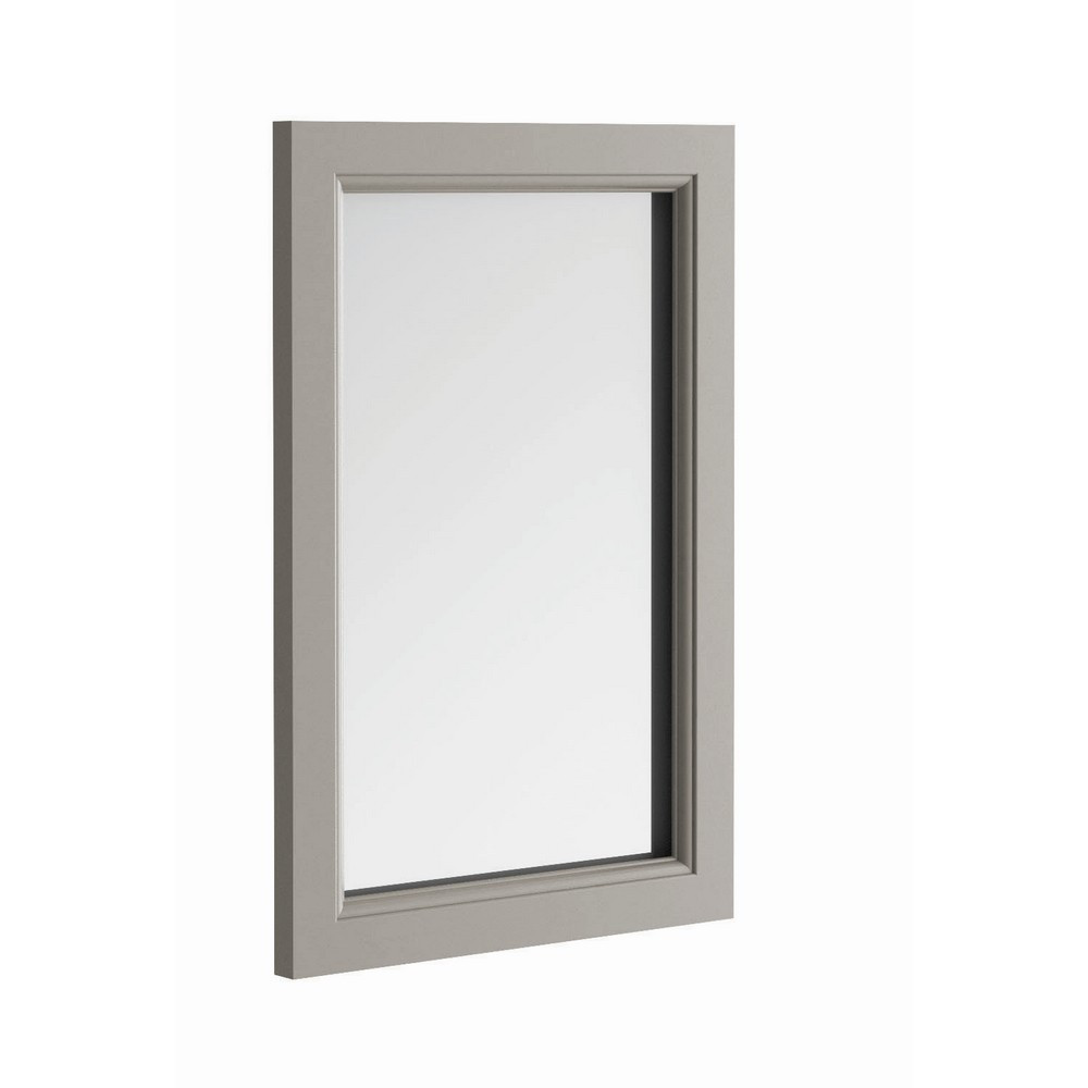 Harrogate Dovetail Grey 600 x 900mm Framed Bathroom Mirror
