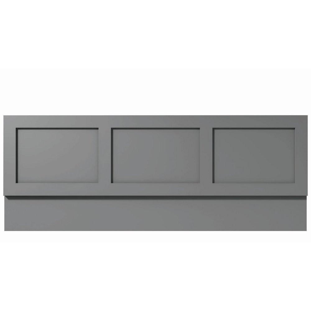 Harrogate Spa Grey 1700mm Wooden Front Bath Panel (1)