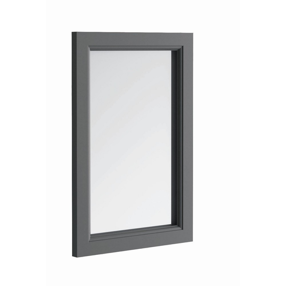 Harrogate Spa Grey 600 x 900mm Framed Bathroom Mirror
