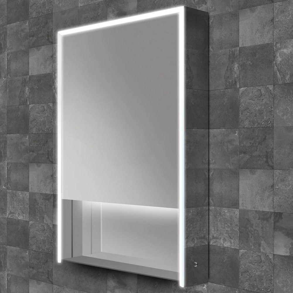 HiB Verve 50 Illuminated Bathroom Mirrored Cabinet