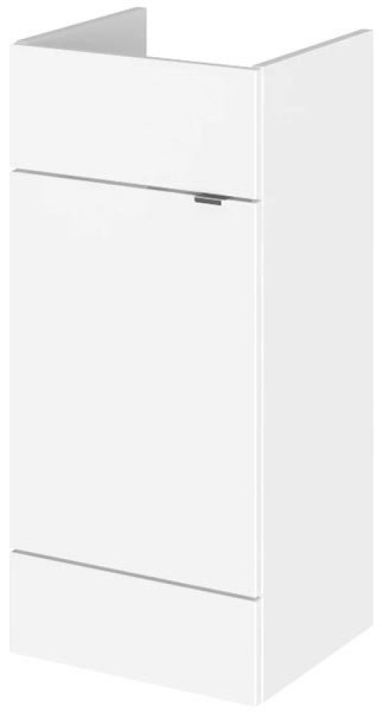 Hudson Reed Fusion 400mm Single Fitted Vanity Unit - Gloss White