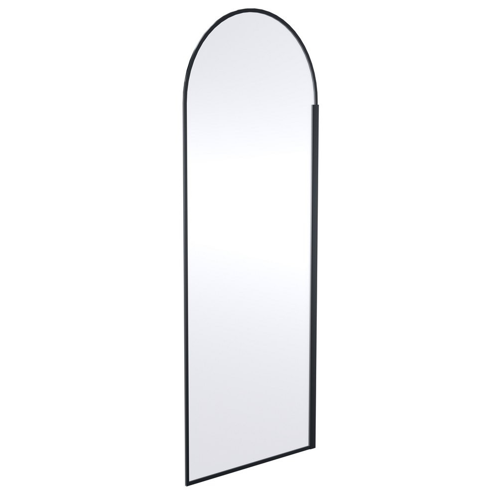 Hudson Reed 800mm Arched Black Wetroom Screen