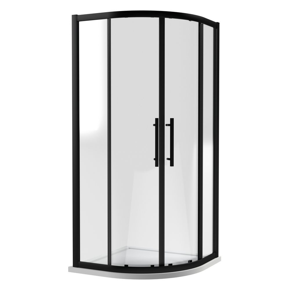 Hudson Reed Apex Black 900mm Quadrant Shower Enclosure