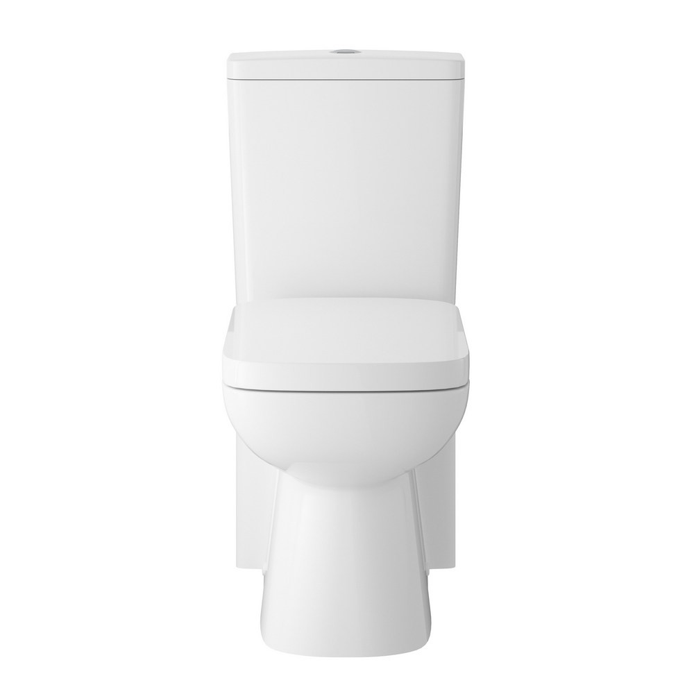 Hudson Reed Arlo Compact Flush to Wall Pan with Cistern & Soft Close Seat (1)