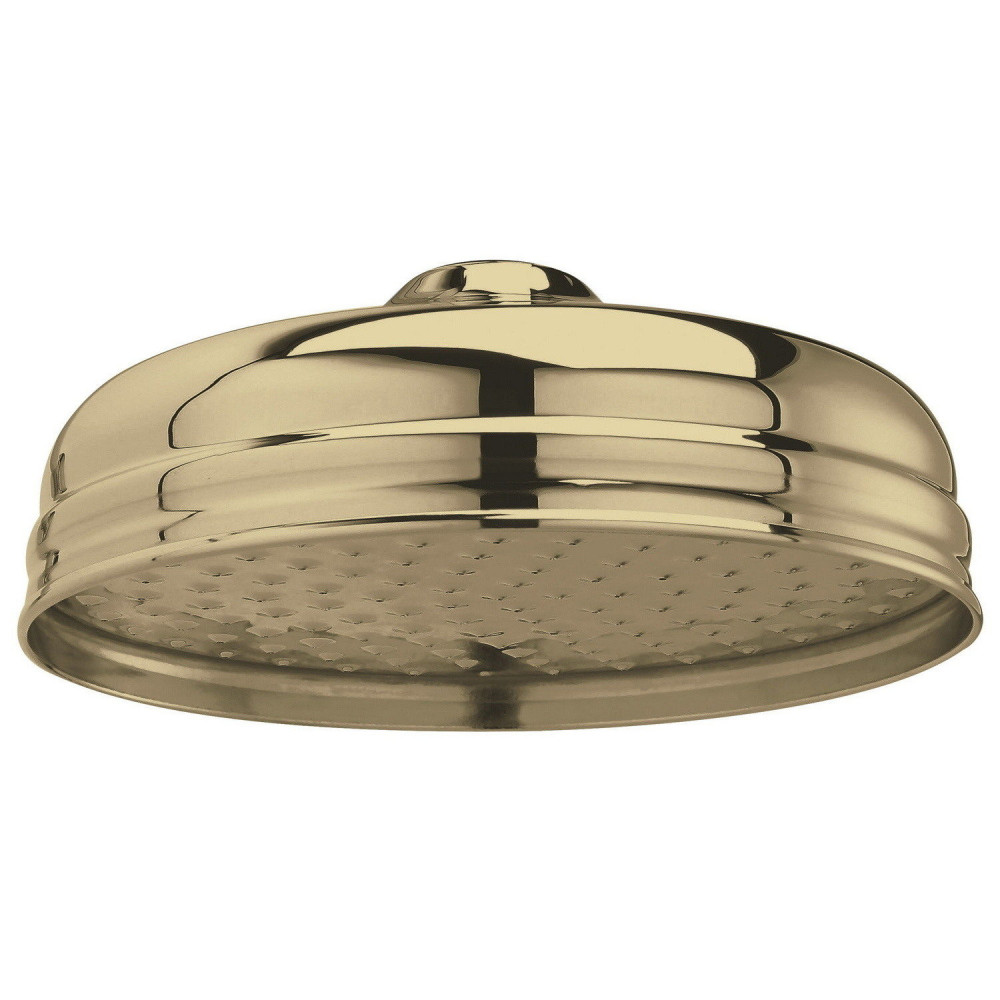 Hudson Reed Brushed Brass 200mm Fixed Shower Head