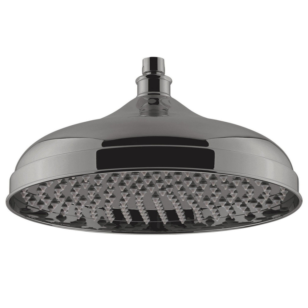 Hudson Reed Brushed Pewter 300mm Fixed Shower Head