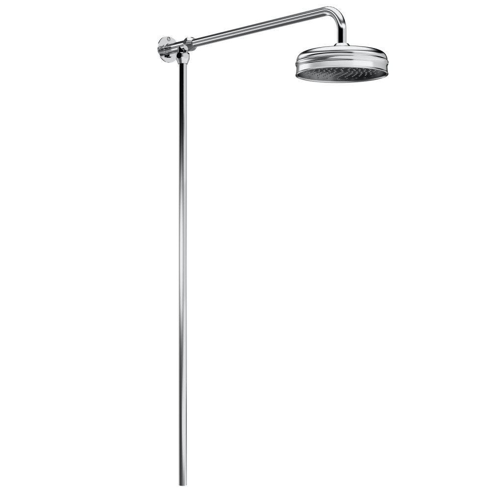 Hudson Reed Chrome Rigid Riser Shower Kit