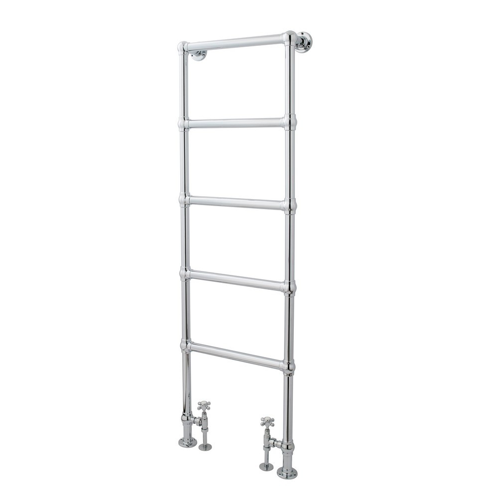 Hudson Reed Countess Chrome Floor Mounted Heated Towel Rail (1)