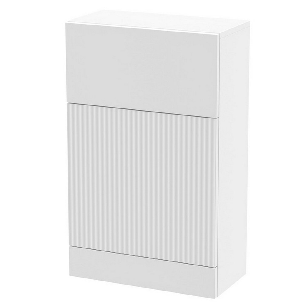 Hudson Reed Fluted 500mm WC Unit Satin White
