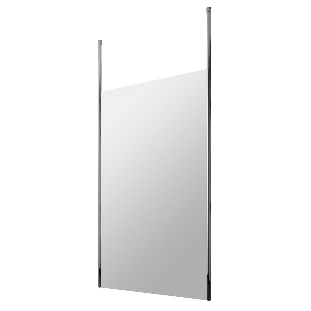 Hudson Reed Freestanding Wetroom Screen with Double Ceiling Posts 1200mm (1)