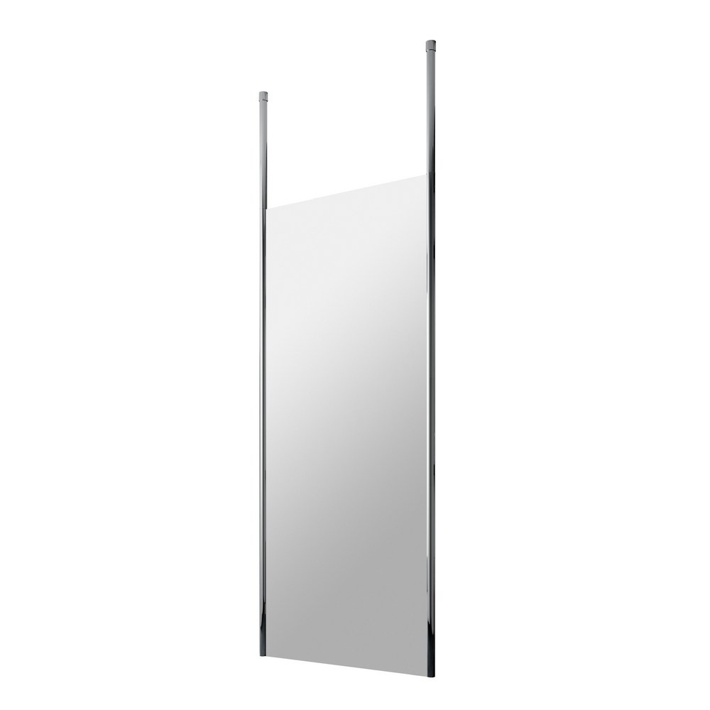 Hudson Reed Freestanding Wetroom Screen with Double Ceiling Posts 700mm