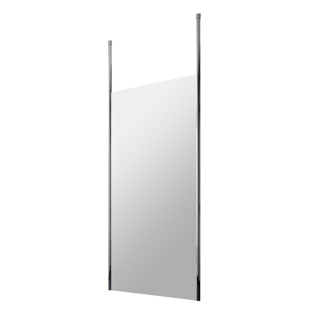 Hudson Reed Freestanding Wetroom Screen with Double Ceiling Posts 900mm