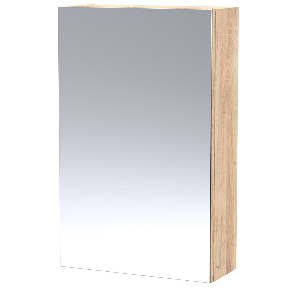 Hudson Reed Fusion 450mm Mirror Unit in Bleached Oak (1)
