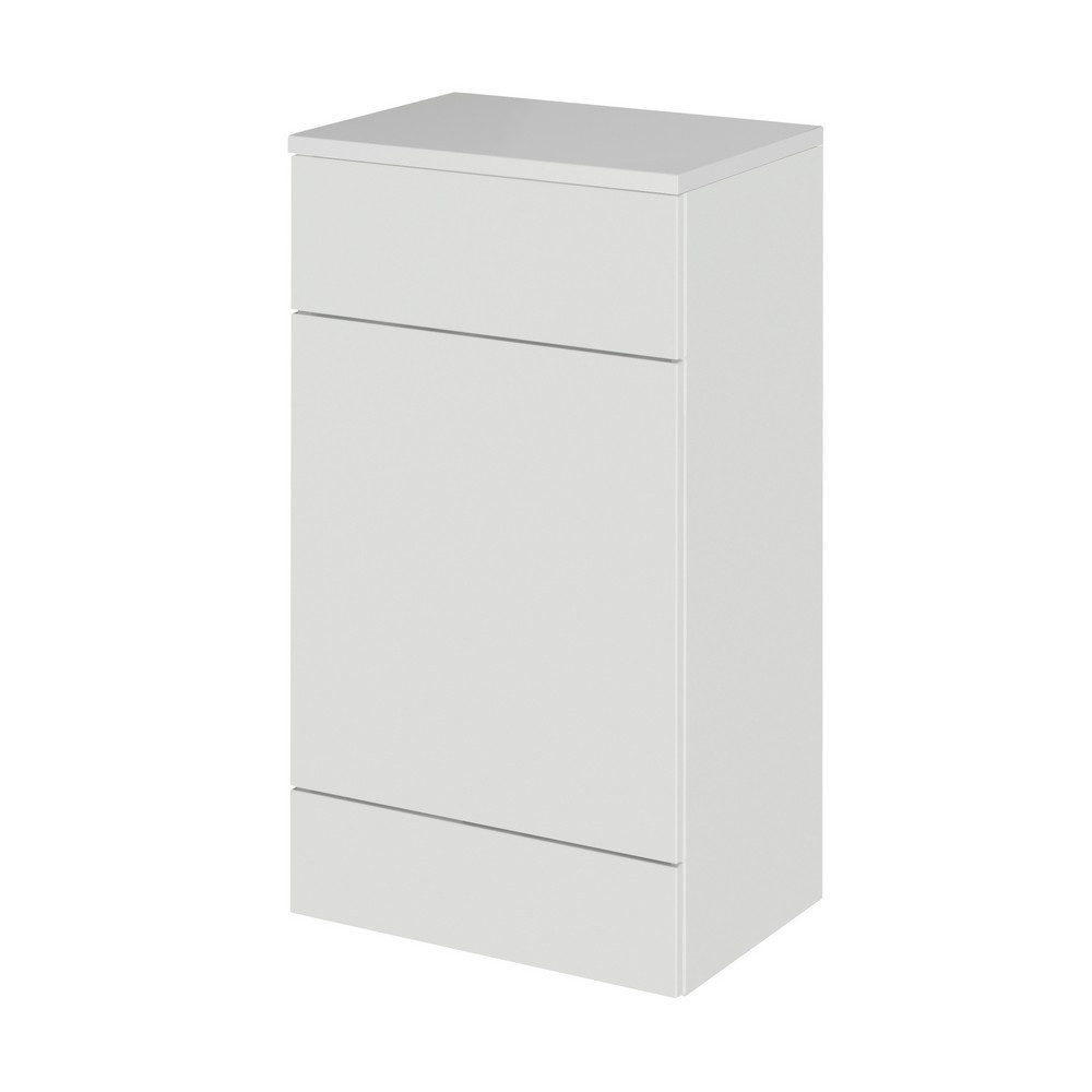 Hudson Reed Fusion 500mm WC Unit in Gloss Grey Mist (1)