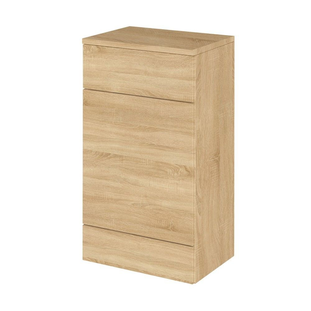 Hudson Reed Fusion 500mm WC Unit in Natural Oak (1)