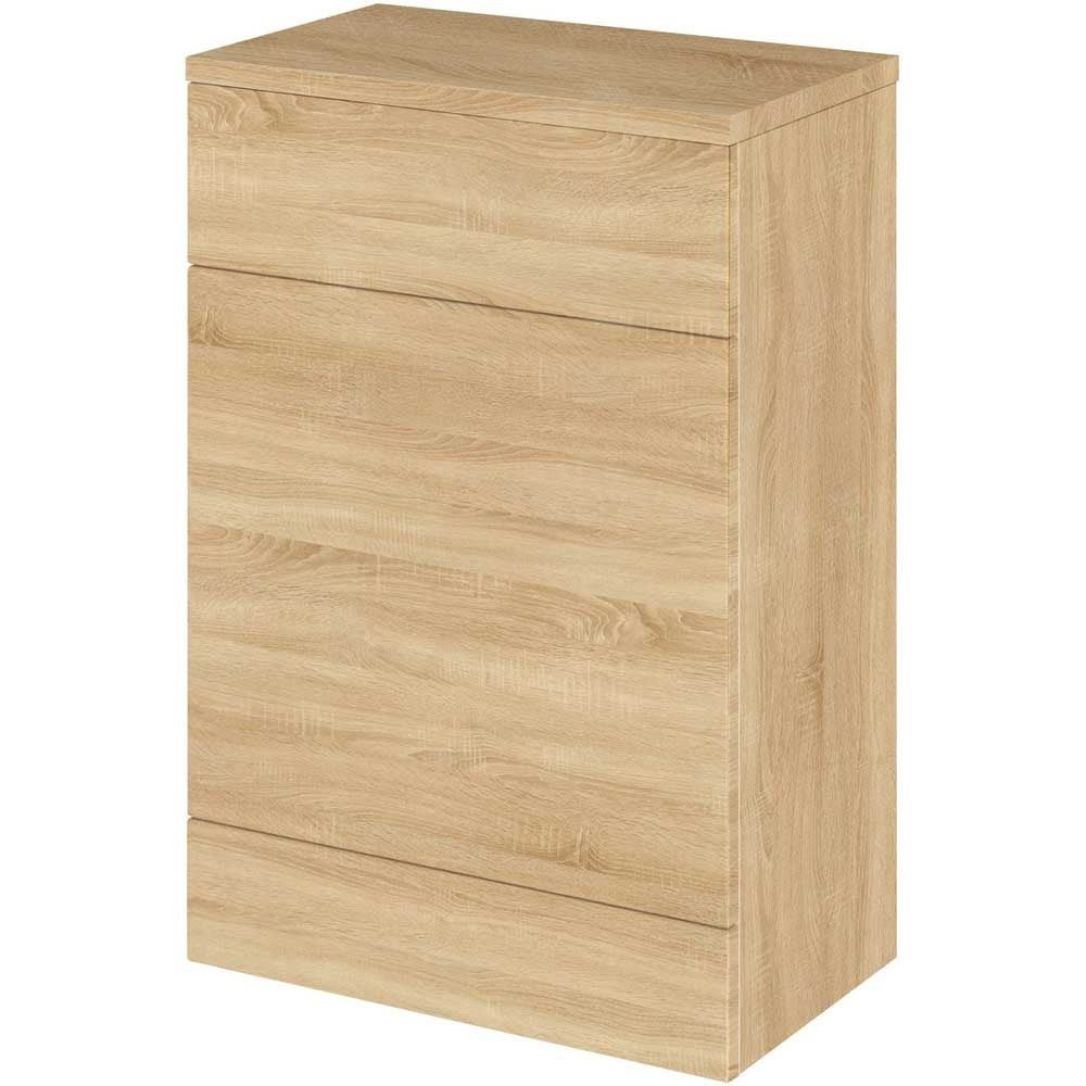 Hudson Reed Fusion 600mm Bleached Oak WC Unit (1)