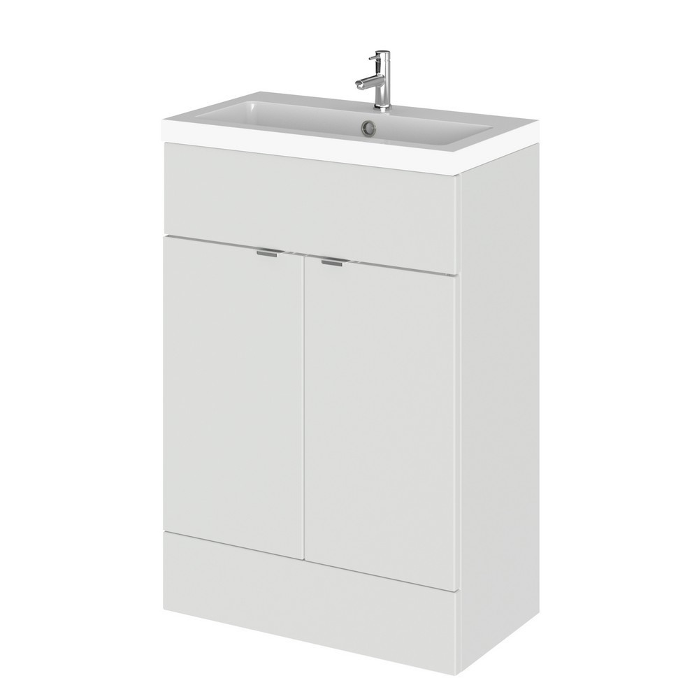 Hudson Reed Fusion 600mm Vanity Unit in Gloss Grey Mist (1)
