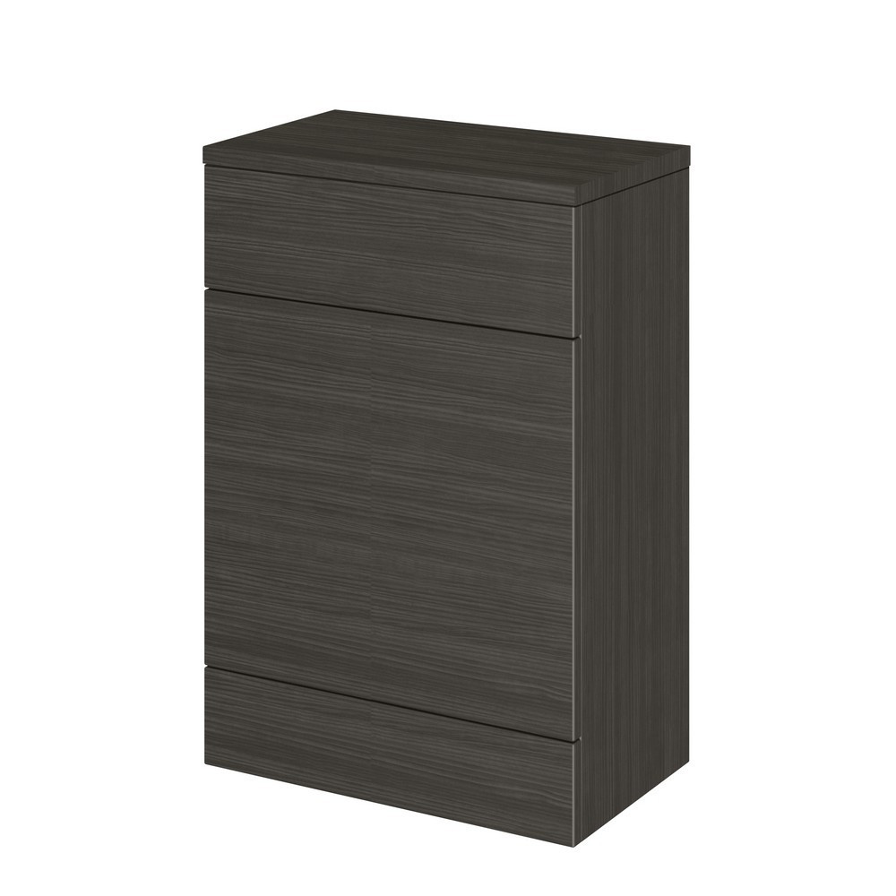 Hudson Reed Fusion 600mm WC Unit in Charcoal Black (1)