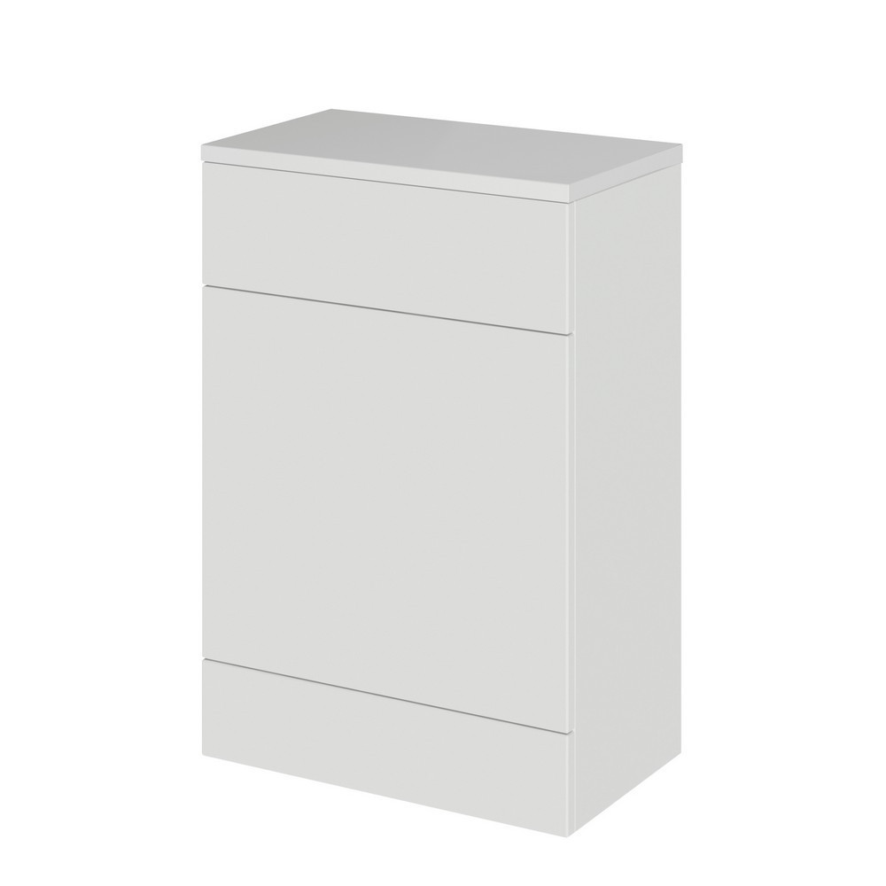 Hudson Reed Fusion 600mm WC Unit in Gloss Grey Mist (1)