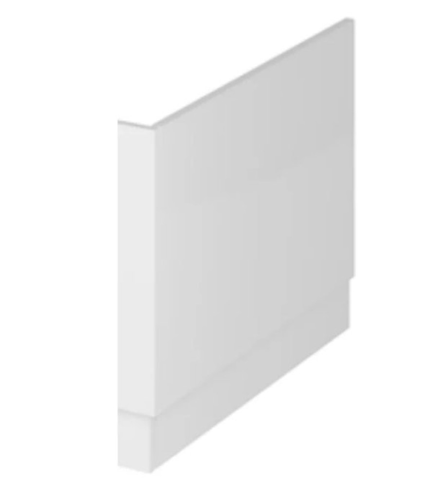 Hudson Reed Fusion 700mm End Bath Panel & Plinth in Gloss White