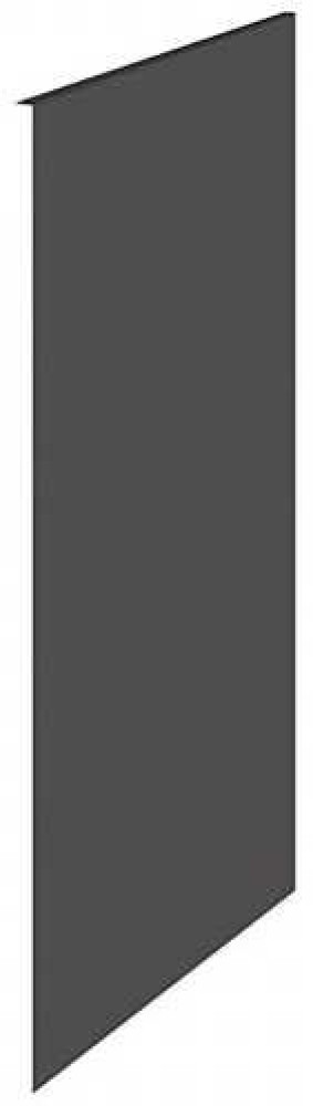 Hudson Reed Fusion Decorative End Panel - Gloss Grey