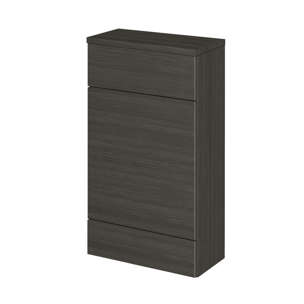 Hudson Reed Fusion Slimline 500mm WC Unit in Charcoal Black (1)