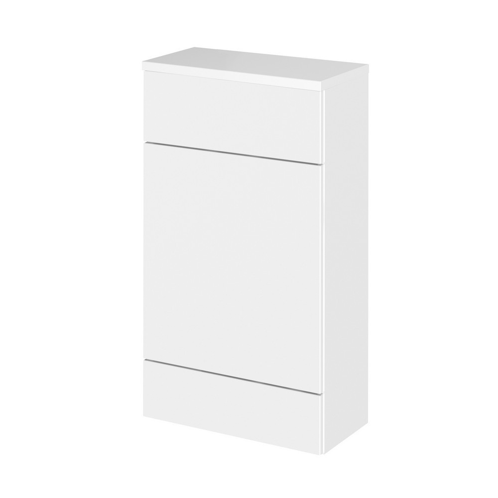 Hudson Reed Fusion Slimline 500mm WC Unit in Gloss White (1)