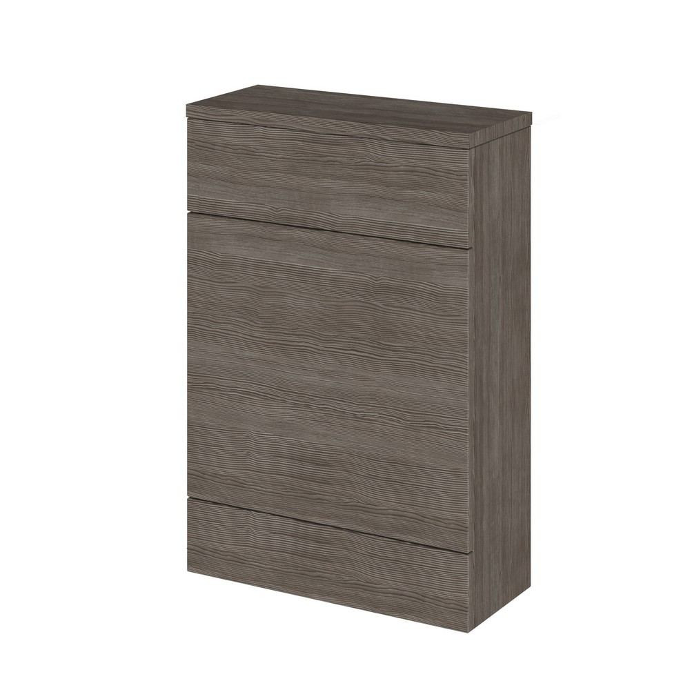 Hudson Reed Fusion Slimline 600mm WC Unit in Anthracite Woodgrain (1)