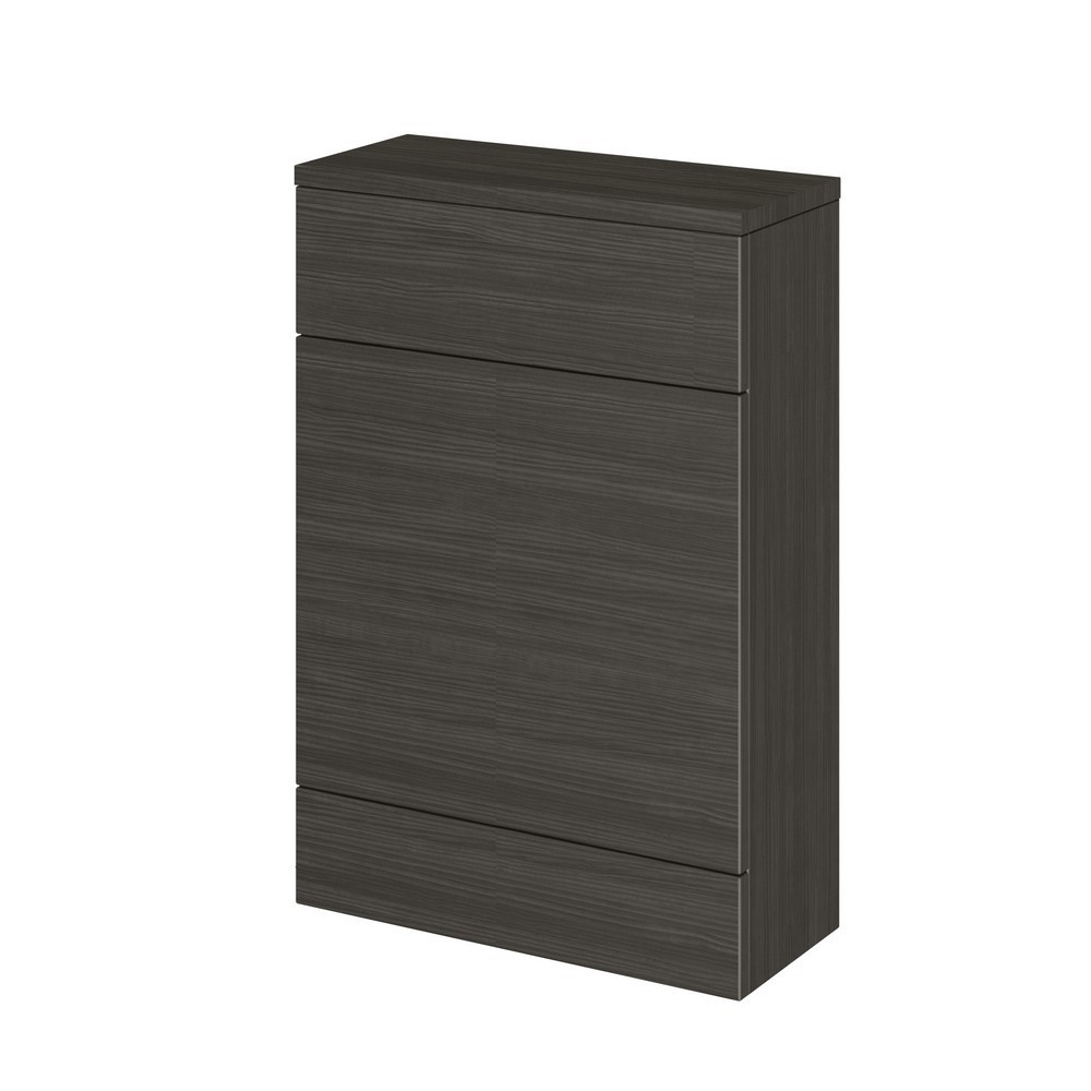 Hudson Reed Fusion Slimline 600mm WC Unit in Charcoal Black (1)