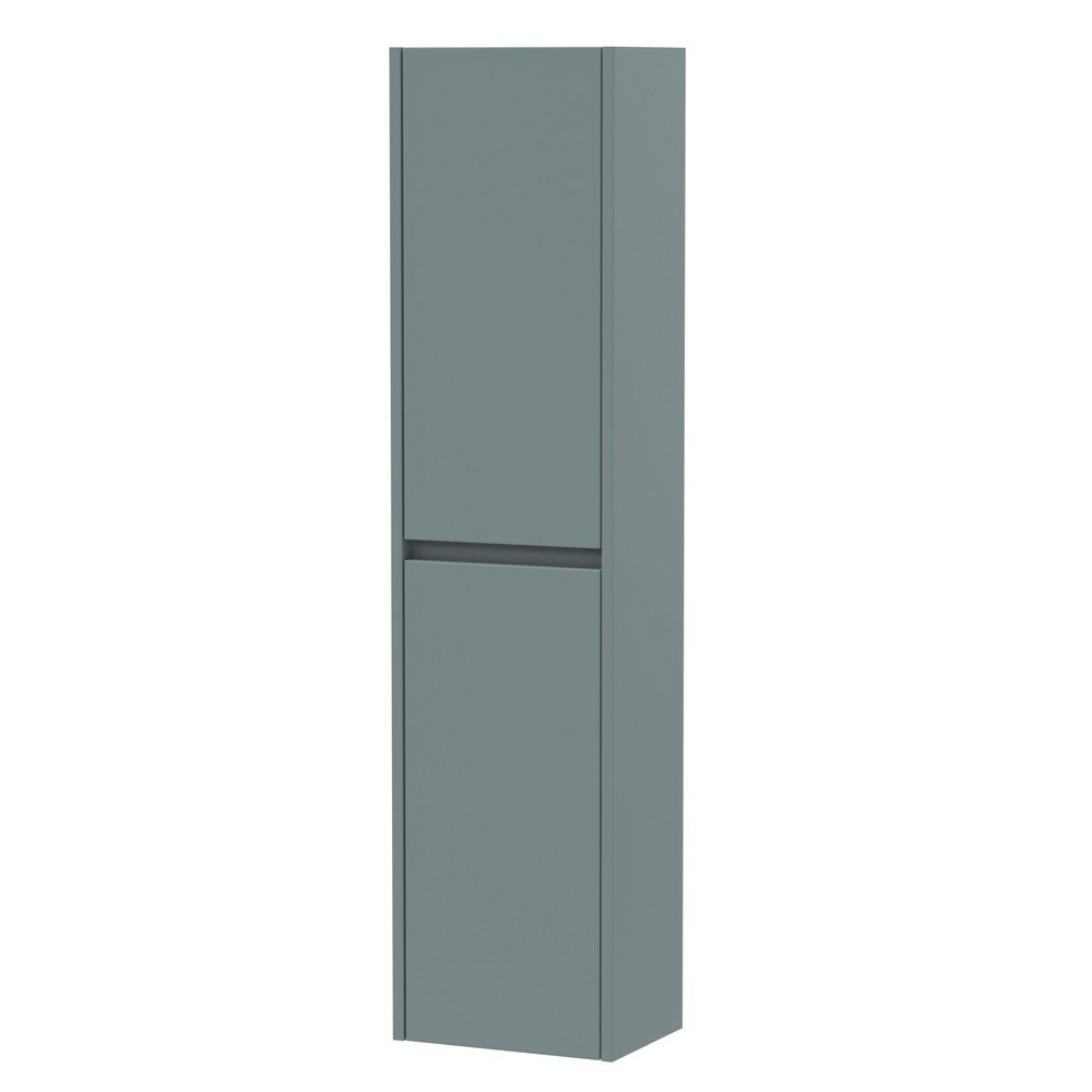Hudson Reed Havana 350mm Wall Hung Tallboy Unit in Coastal Grey