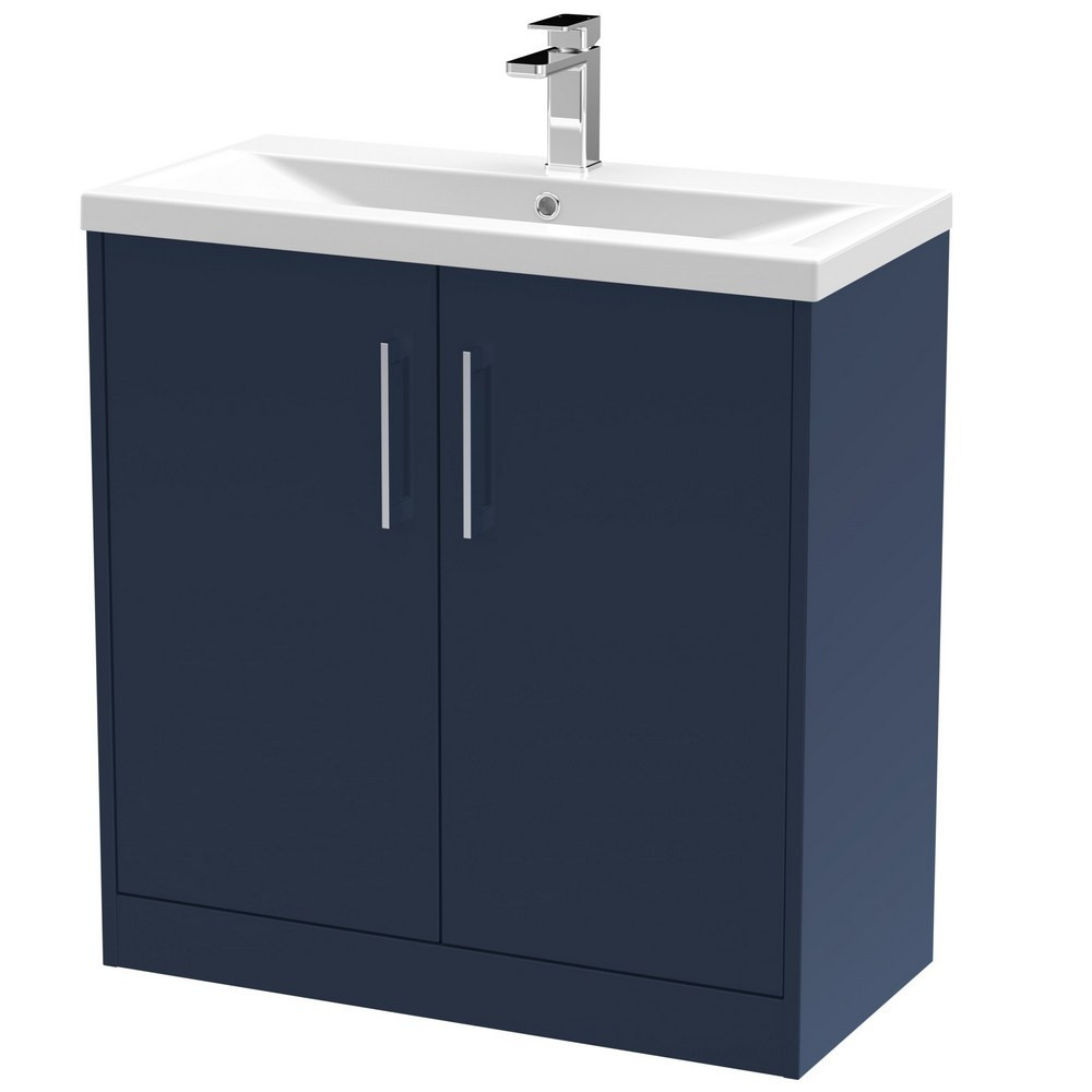 Hudson Reed Juno Midnight Blue 800mm Vanity Unit
