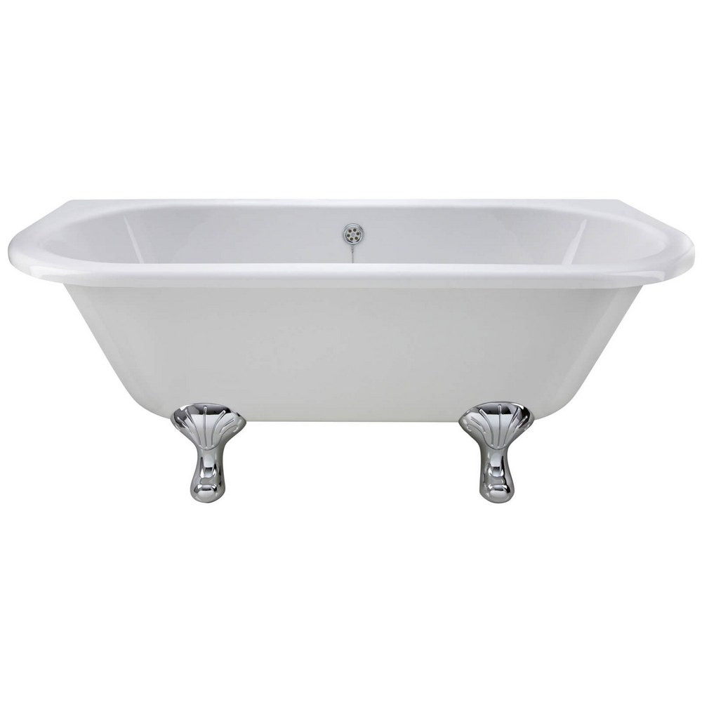 Hudson Reed Kenton Back to Wall Double Ended Freestanding Bath 1700mm (1)