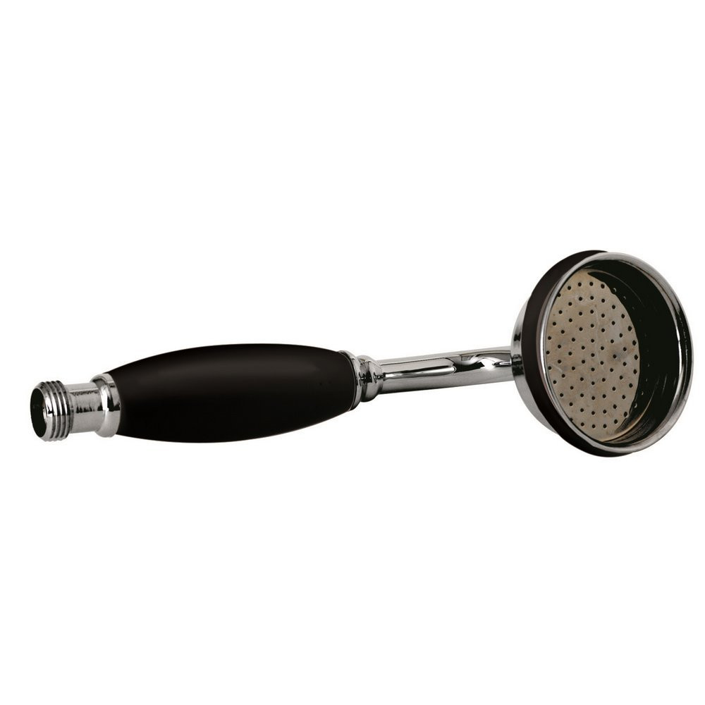 Hudson Reed Large Black & Chrome Traditional Handset