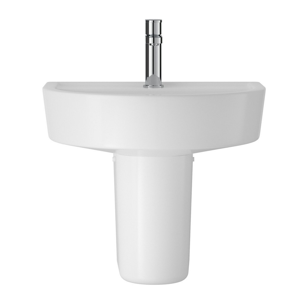 Hudson Reed Luna 420mm Basin & Semi Pedestal