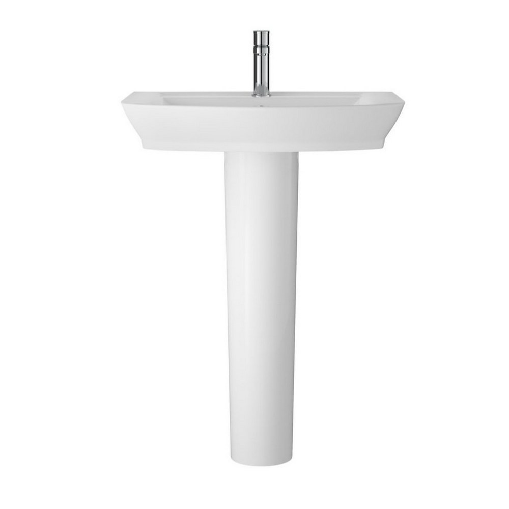 Hudson Reed Maya 650mm Basin & Full Pedestal (1)