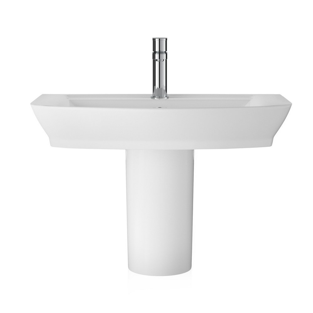 Hudson Reed Maya 650mm Basin & Semi Pedestal (1)