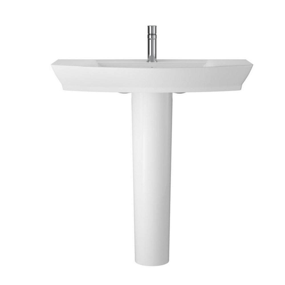 Hudson Reed Maya 850mm Basin & Full Pedestal (1)