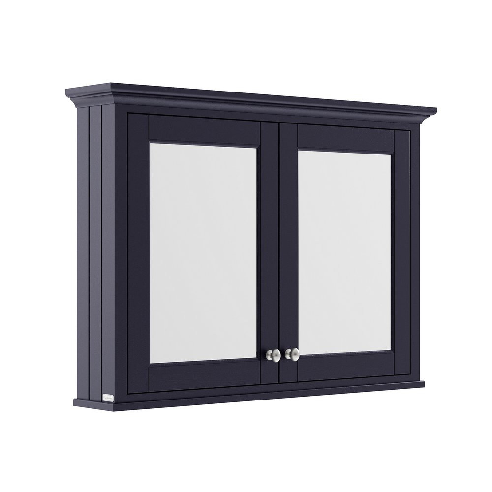 Hudson Reed Old London 1050mm Mirror Cabinet Twilight Blue