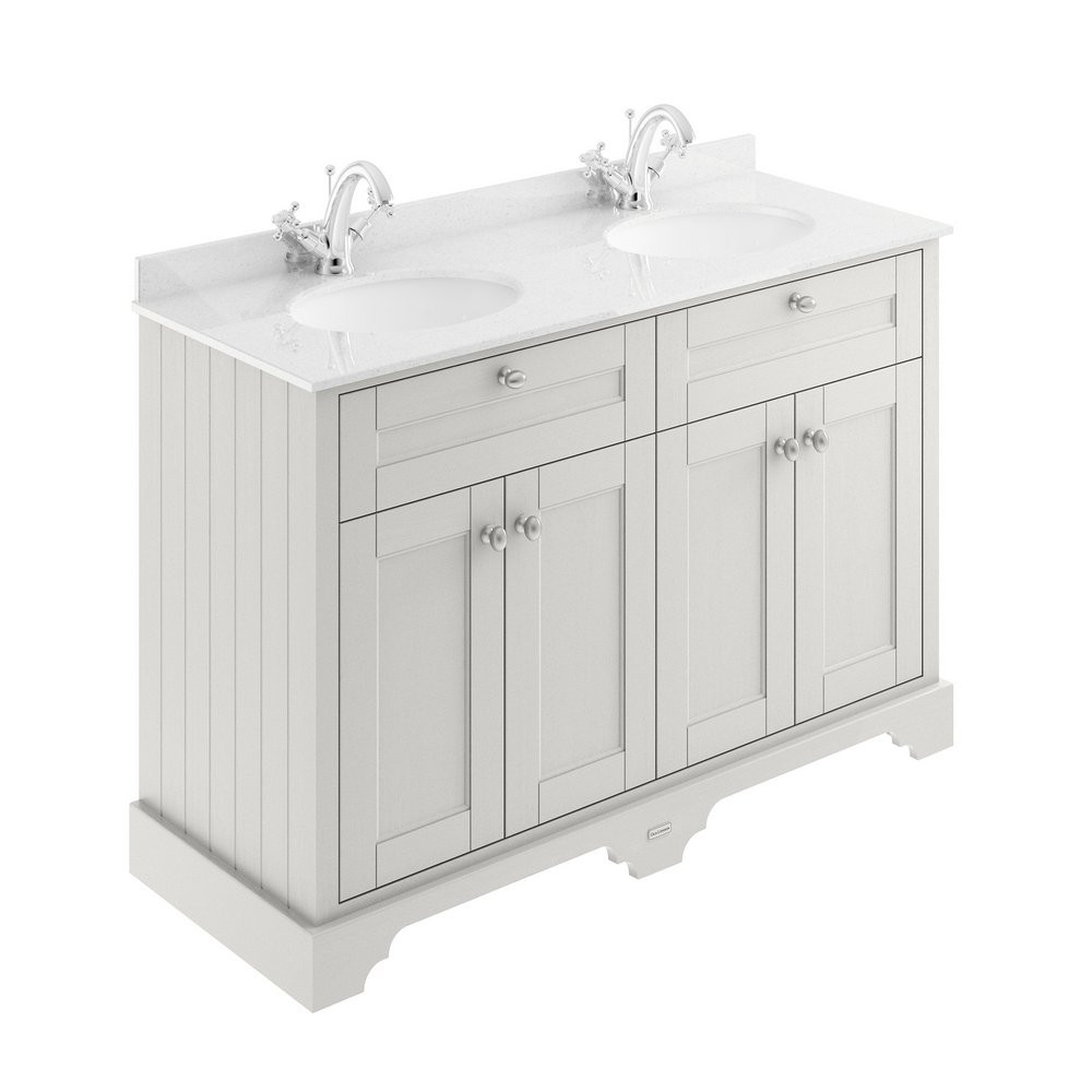 Hudson Reed Old London 1200mm Basin Cabinet and Top Timeless Sand