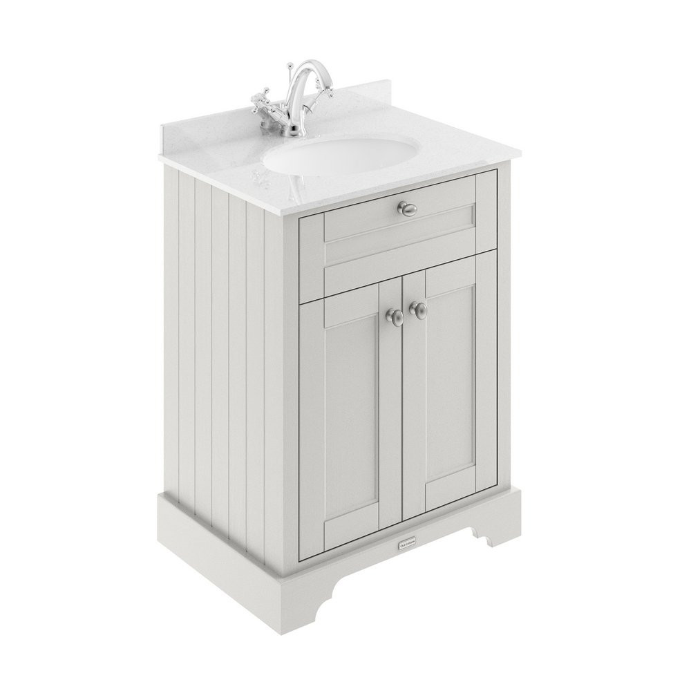 Hudson Reed Old London 600mm Basin Cabinet and Top Timeless Sand