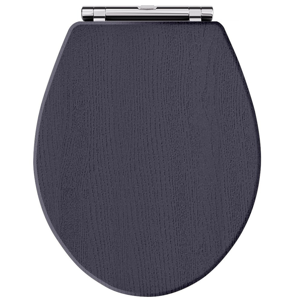 Hudson Reed Old London Carlton Soft Close Toilet Seat Twilight Blue (1)