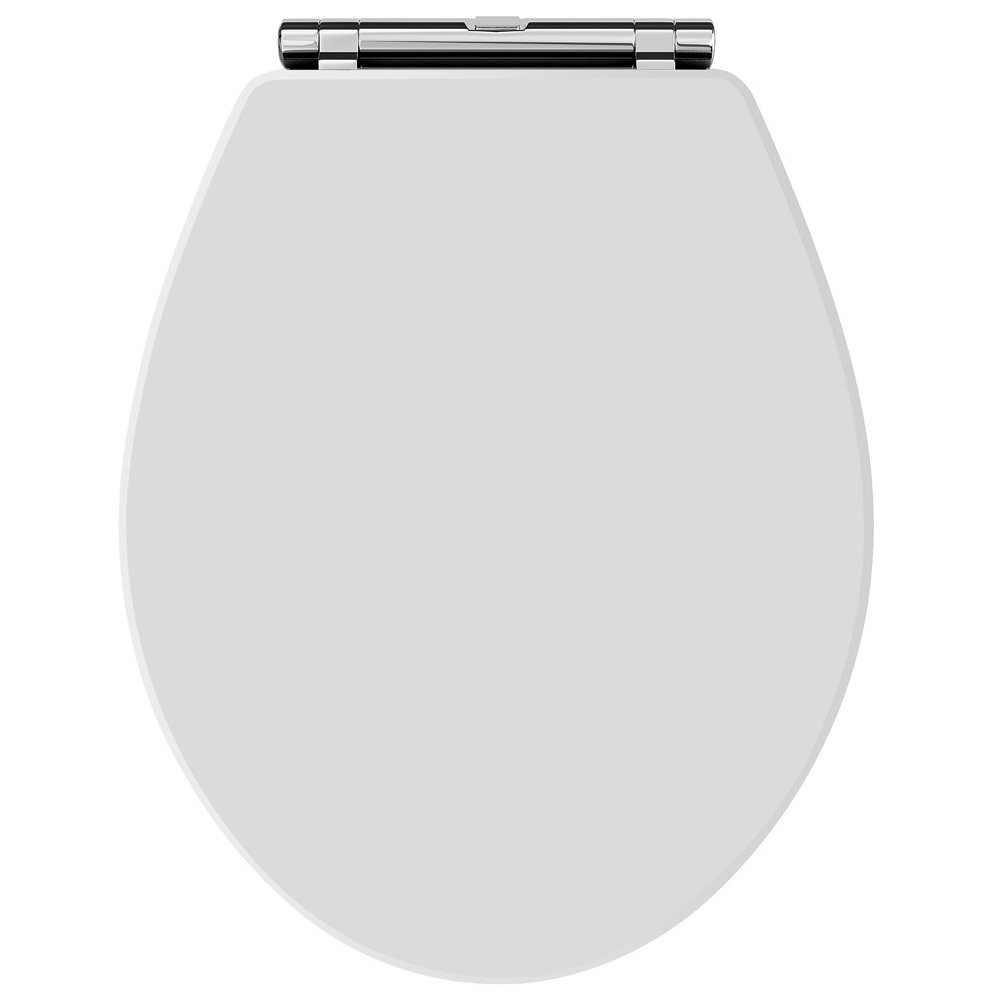 Hudson Reed Old London Carlton Soft Close Toilet Seat White (1)