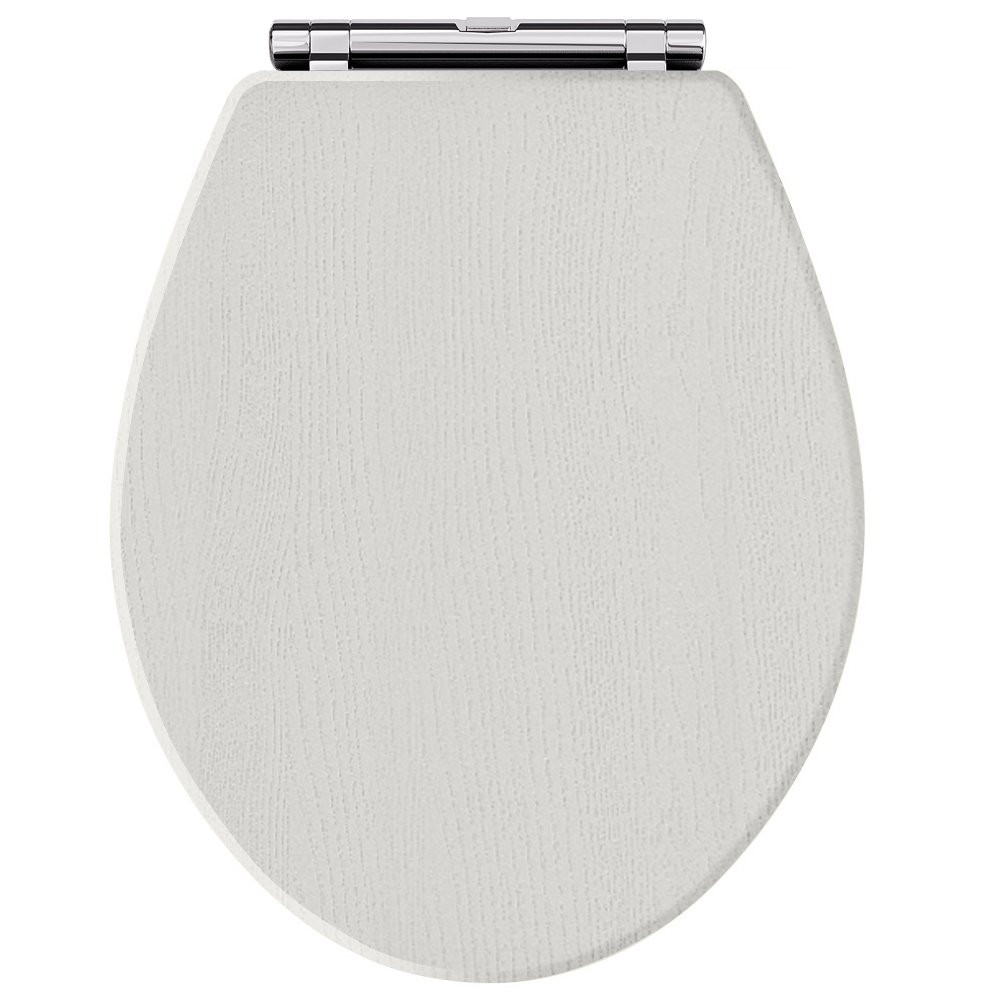 Hudson Reed Old London Carlton Soft Close Toilet Seat Timeless Sand (1)