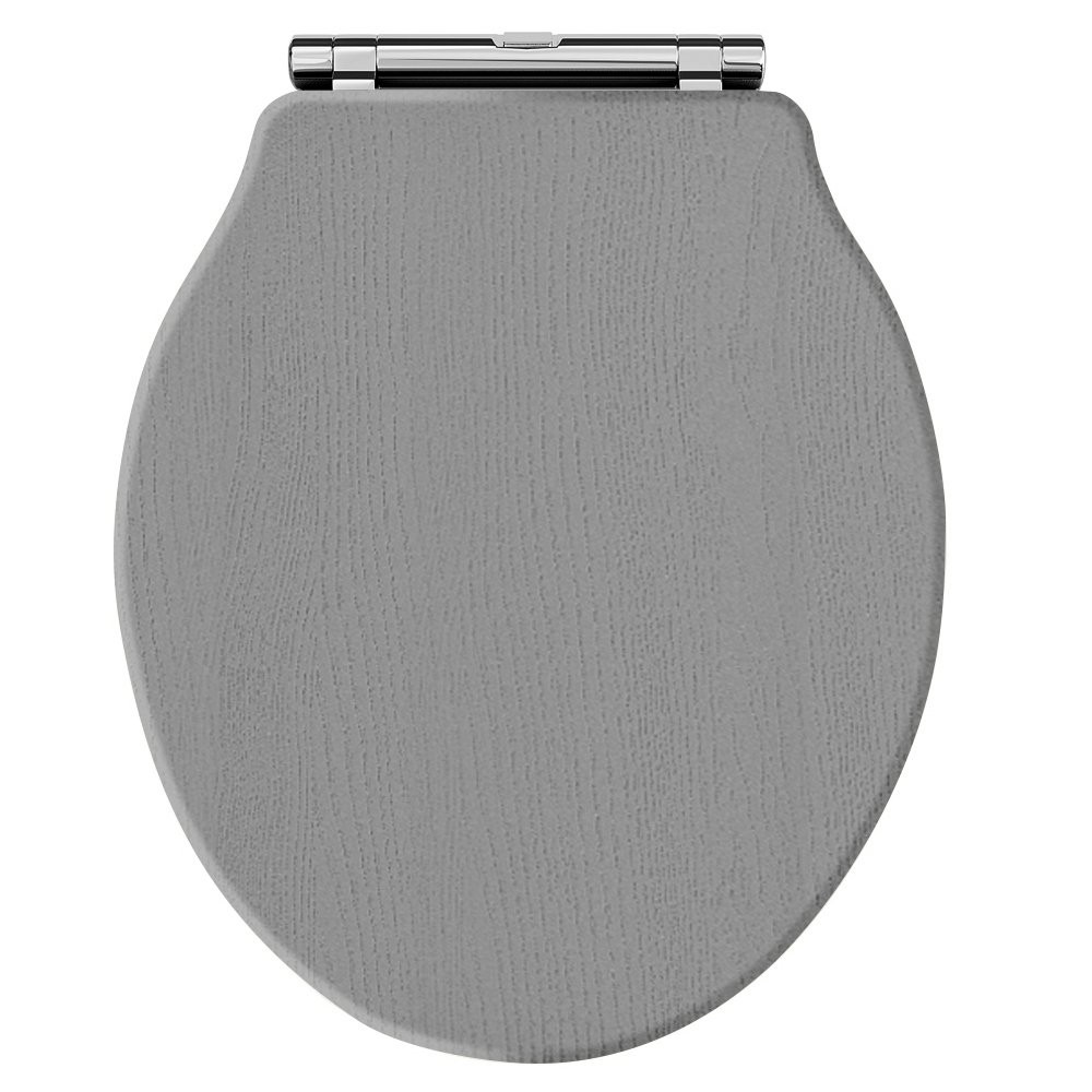Hudson Reed Old London Ryther Soft Close Toilet Seat Storm Grey (1)