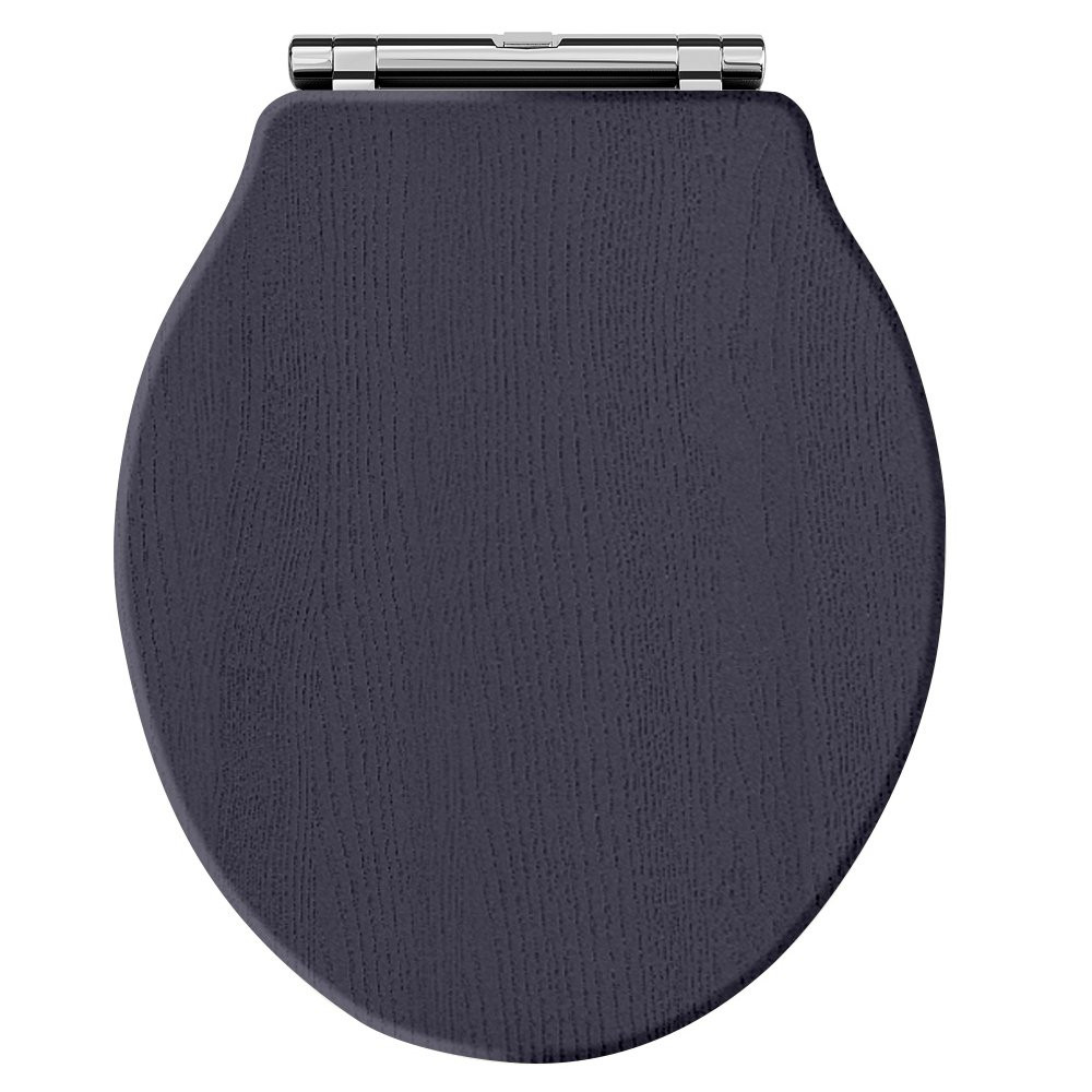 Hudson Reed Old London Ryther Soft Close Toilet Seat Twilight Blue (1)