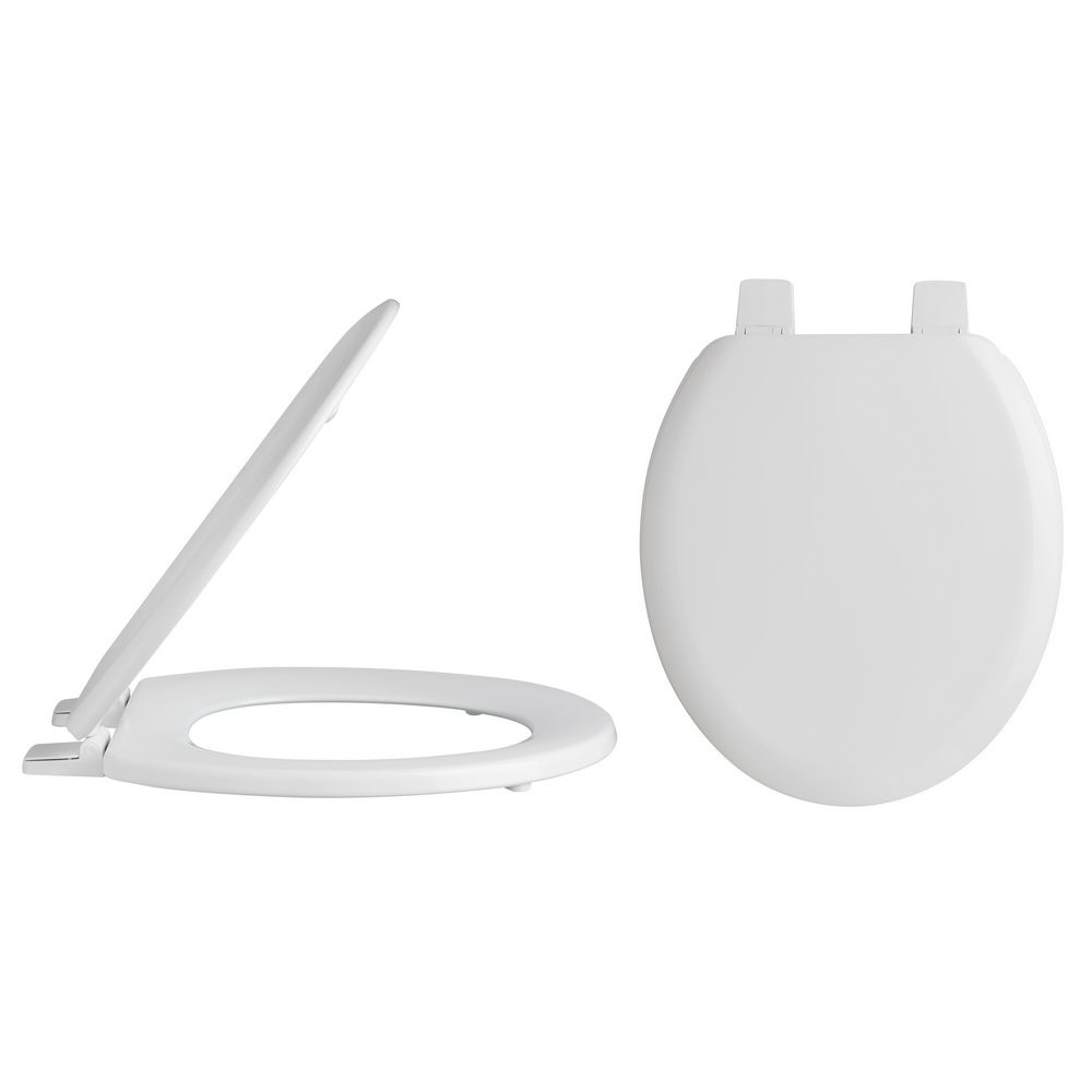 Hudson Reed Old London White Wooden Toilet Seat Plastic Hinges