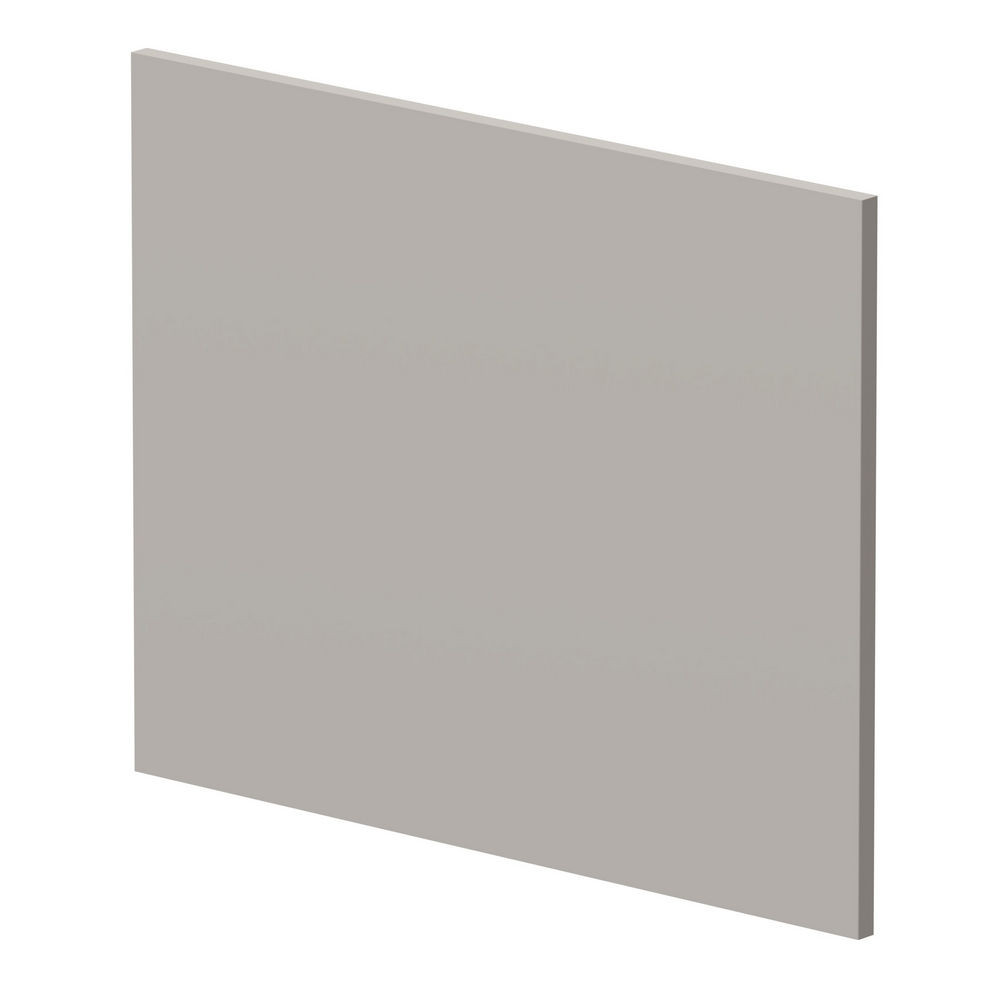 Hudson Reed Pebble Grey Square Shower Bath End Panel