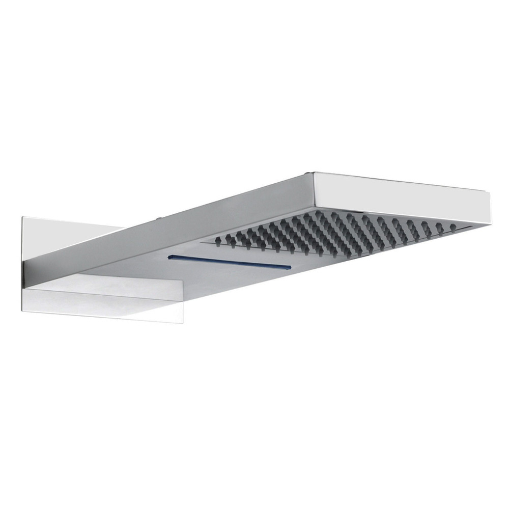 Hudson Reed Rectangular Shower Head with Water Blade (1)