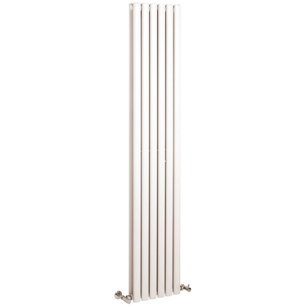 Hudson Reed Revive Double Panel Vertical Radiator 1800 x 354mm White (1)
