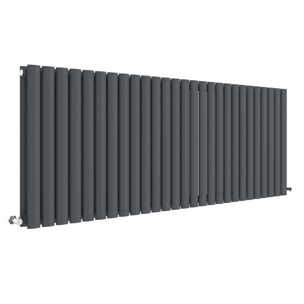 Hudson Reed Revive Horizontal Anthracite 600 x 1572mm Double Panel Radiator (1)